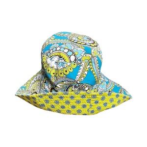 Vera Bradley | Peacock Print Reversible Bucket Sun Hat